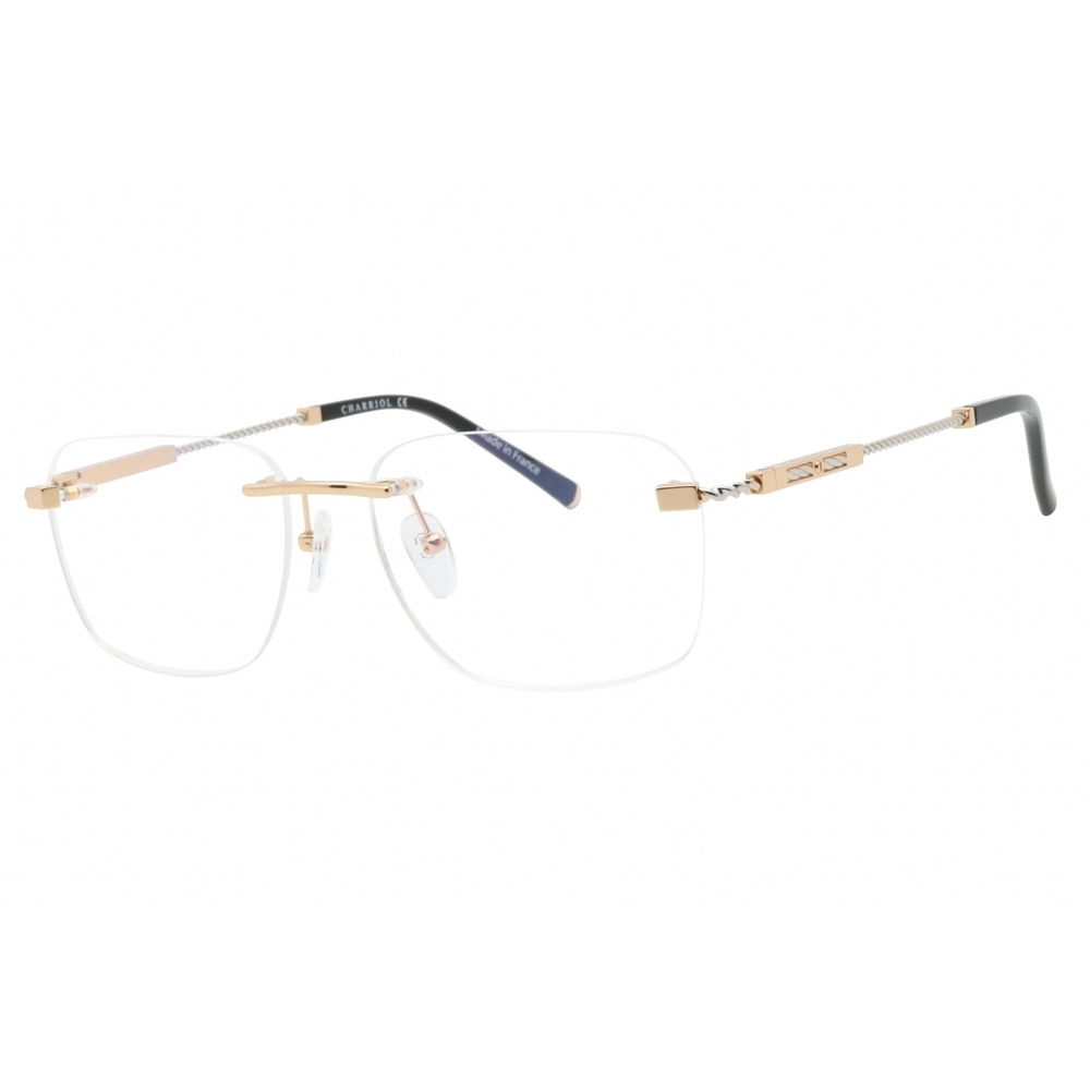 NWT Charriol PC75104-C03 59mm Shiny Gold Eyeglasses